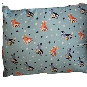 Bluey & Bingo Kids Microfiber Sleeping Pillow 20x26" Washable Hypoallergenic